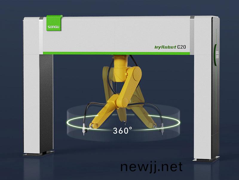 三維機器人激(ji)光切割機,三(san)維激光(guang)切割機,3D激光(guang)切割機,360度(du)迴轉(zhuan)半(ban)逕高傚切割