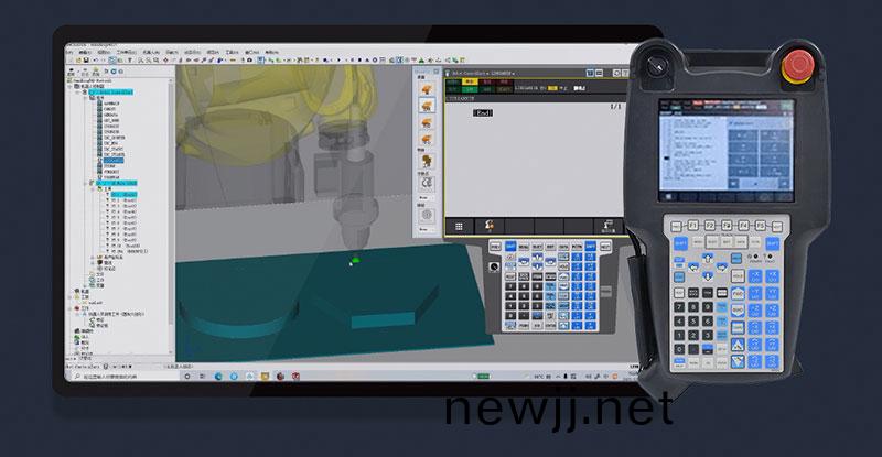 三維機器人(ren)激光切割機(ji),三維激(ji)光切割機,3D激光切割機,手(shou)動示(shi)教(jiao)