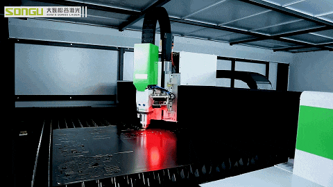 鬆穀激光(guang)柔性激光切割係統及(ji)智能倉儲係統.gif